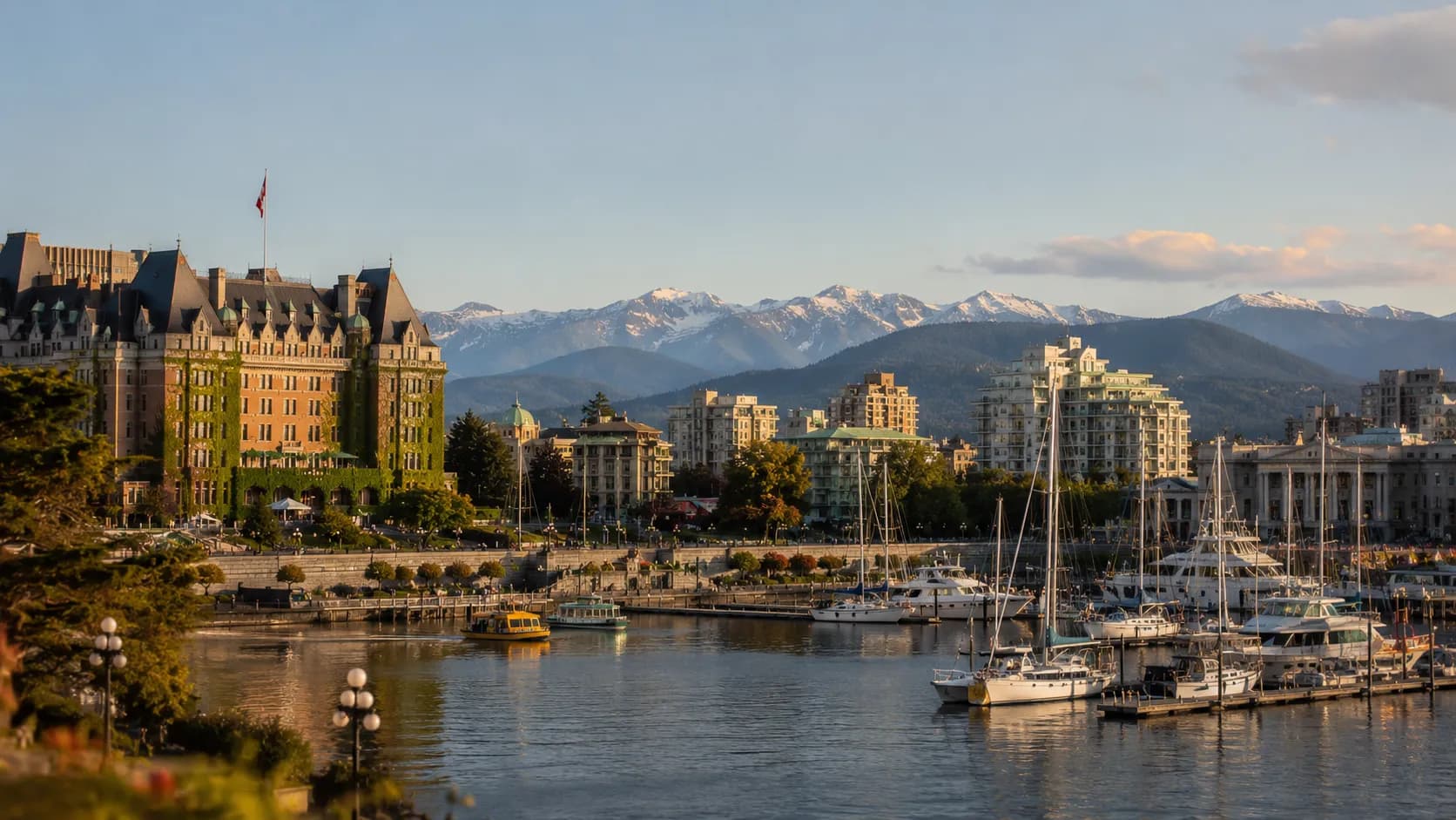 The British Columbia coast near Victoria