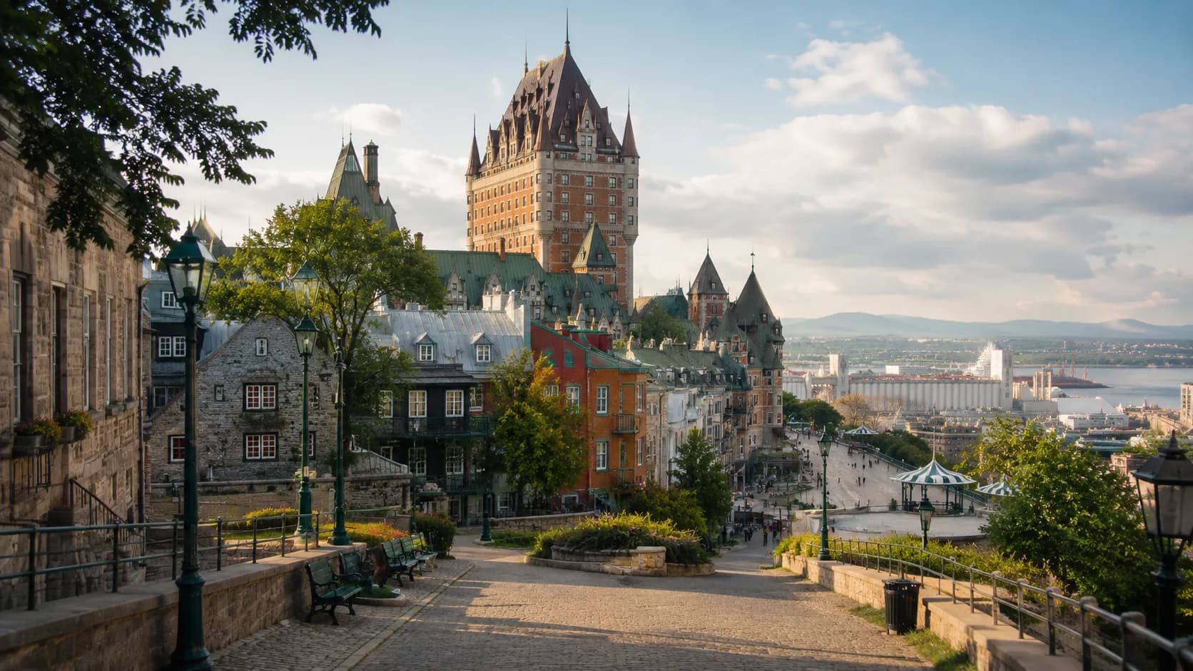 The Château Frontenac in Quebec City
