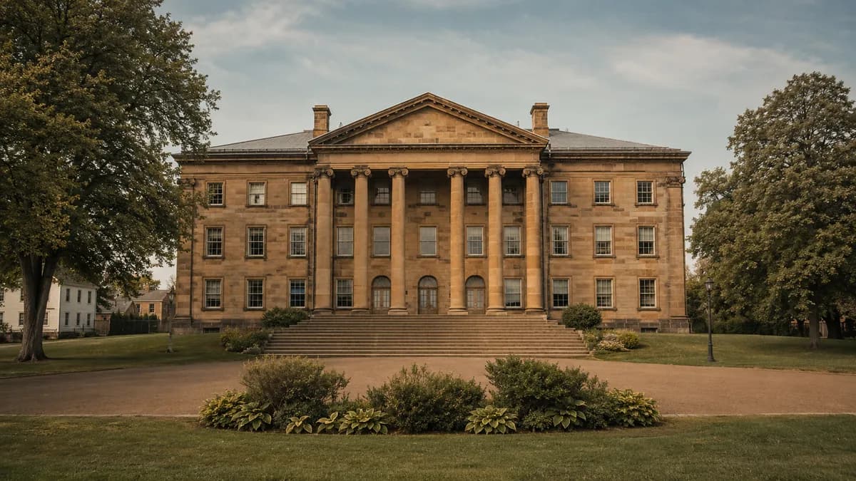 Province House à Charlottetown, architecture patrimoniale des années 1860